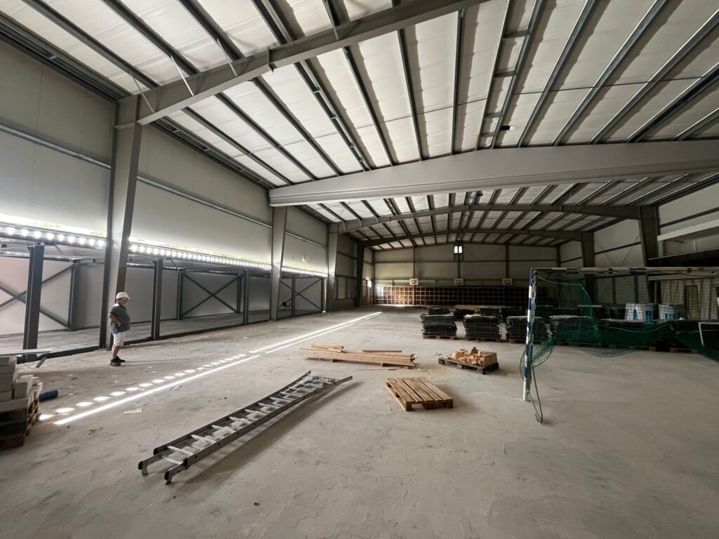 Renovatie Oranje Wit hallen - badminton club Selecta